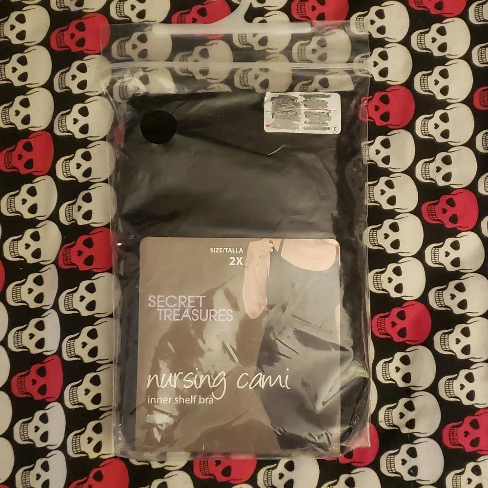 Black maternity cami 2x 18W 20W